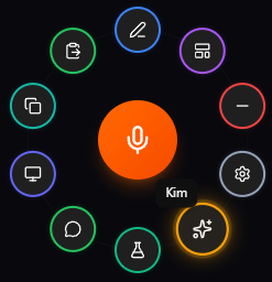 WhisperDesk-AI Action-Ring